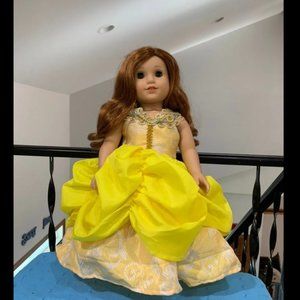 Fits American Girl Doll Clothes Dress Princess Belle